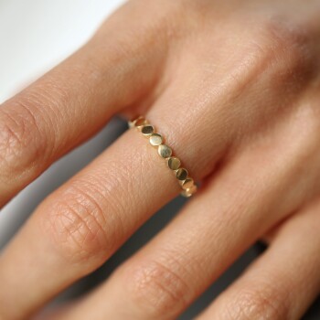 Yuvarlak Desenli Yüzük - Alen (1)