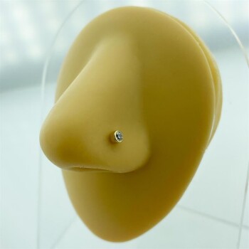 Yuvarlak İçi Tek Taşlı Altın Hızma - Alen (1)