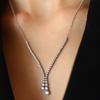 Yuvarlak Model Taşlı Midi Set - Sardes