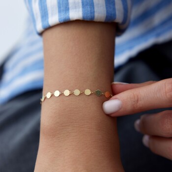 Yuvarlak Pullu Bileklik - Mieoro