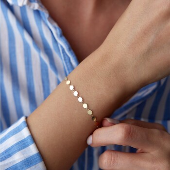 Yuvarlak Pullu Bileklik - Mieoro (1)