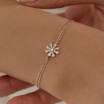 Zarif Çiçek Baget Bileklik - Rayna (1)