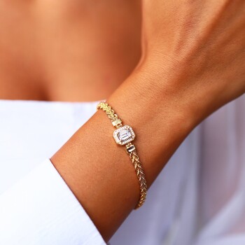 Zarif Hasır Baget Bileklik - 1