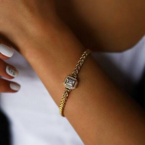 Zarif Hasır Baget Bileklik - 2