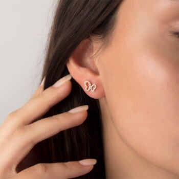 Zarif Kelebekli Küpe - CNR