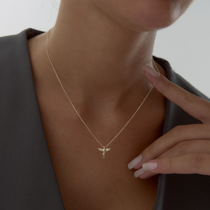 Zarif Melek Kolye - Rayna (1)