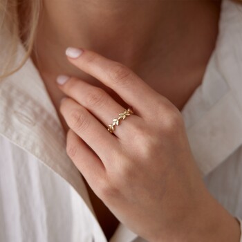 Zeytin Çiçeği Yüzük - Rayna (1)