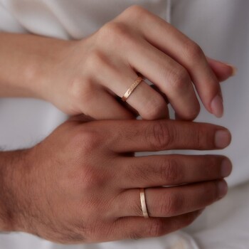 Zeytin Dalı Çift Alyans - Tülay Alyans (1)