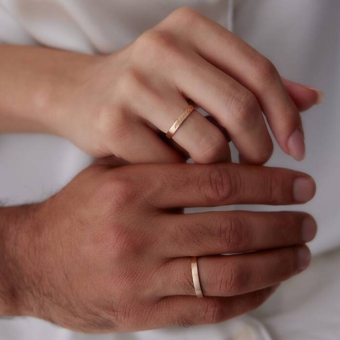 Zeytin Dalı Çift Alyans - 2