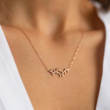 Zeytin Dalı Kolye - Alen