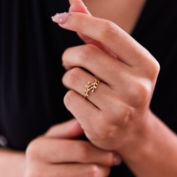 Zeytin Dalı Yüzük - Özçelik