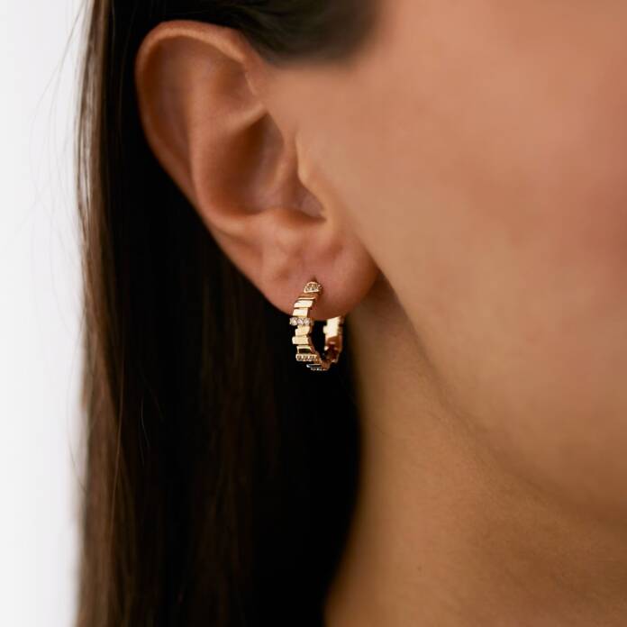 Zig zag Halka Küpe - 1