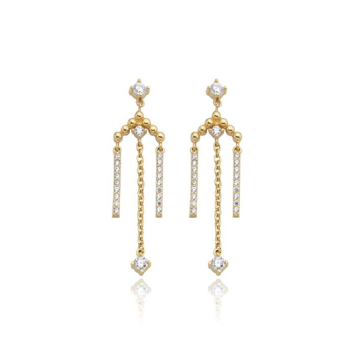 Zincir Hançer Küpe - 4