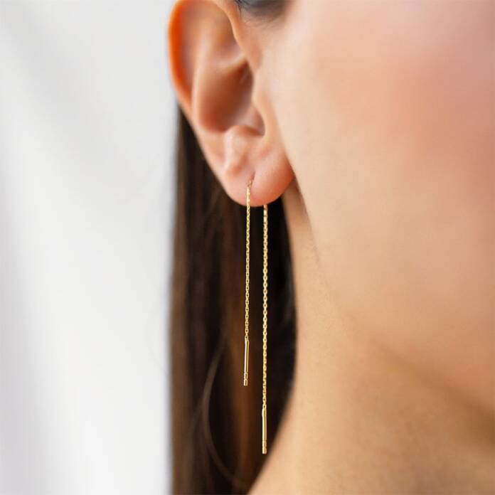 Zincir Sallantılı Küpe - 1