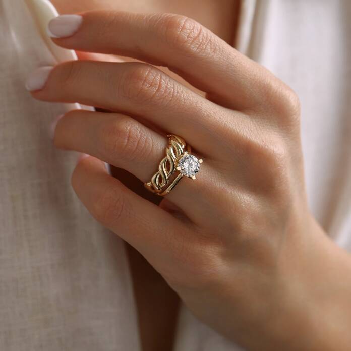 Zincir Tektaş Yüzük - 2